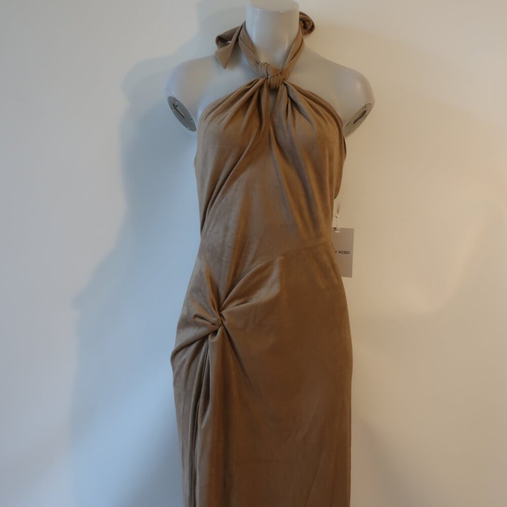 Ronny Kobo Collection Tan Maxi Dress - Picture 6 of 15